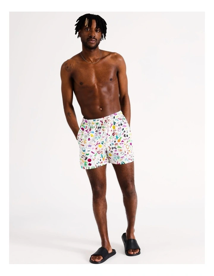 I Spy Y2K Edition Print Swim Short in Assorted