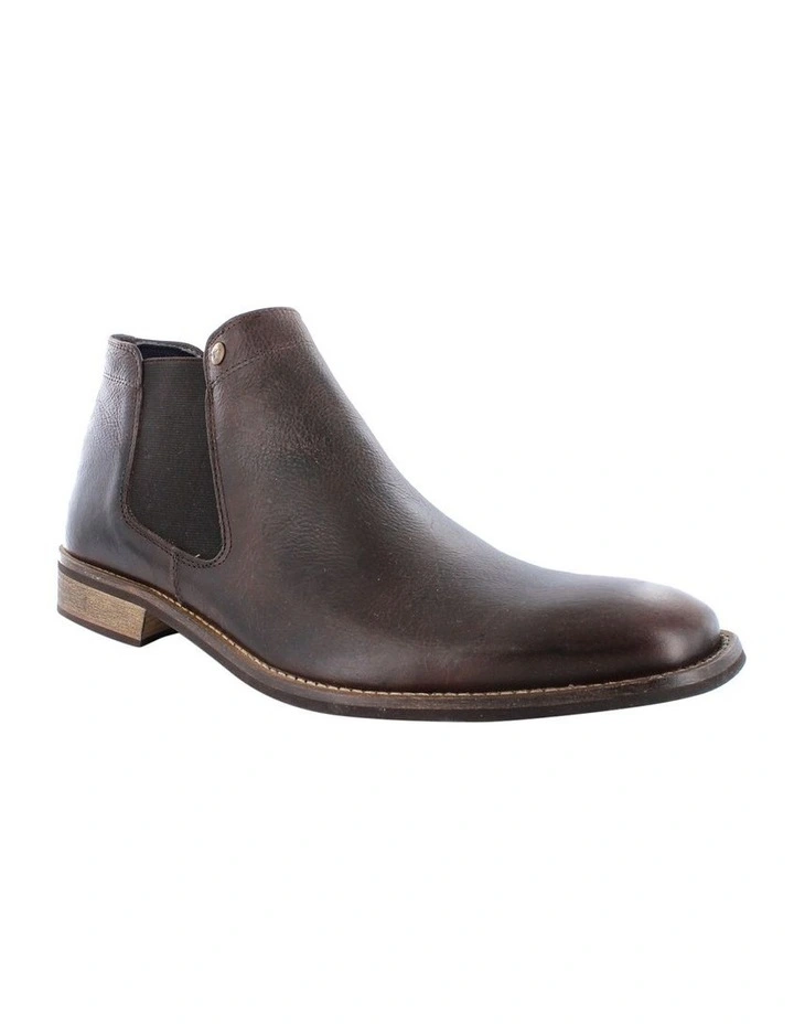 Drake Ankle Boot in Dark Brown