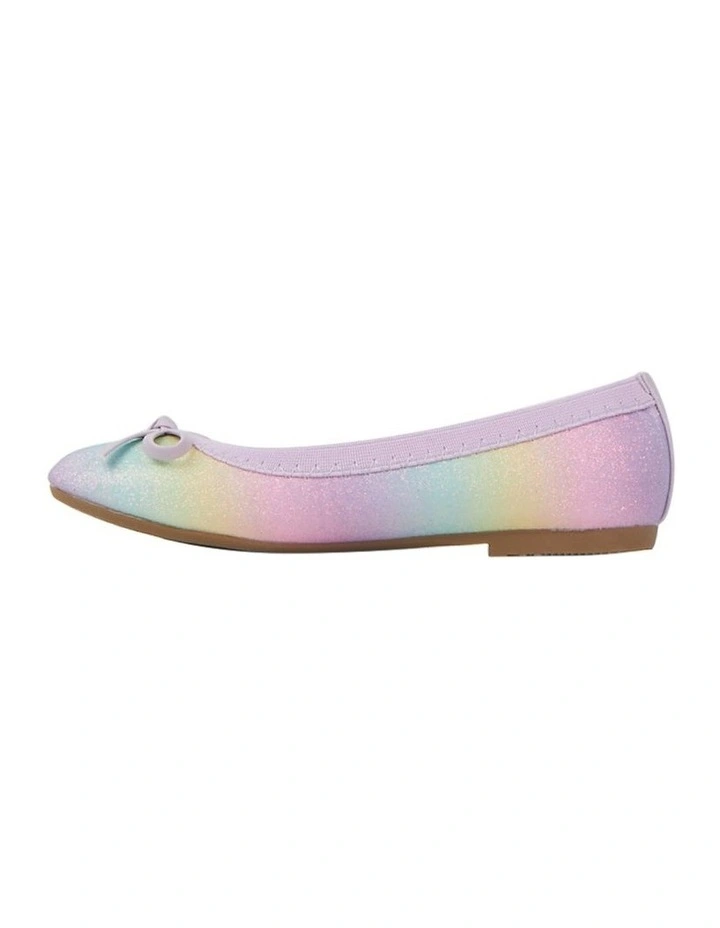 Cherry Glitter Ballet Shoes in Lilac