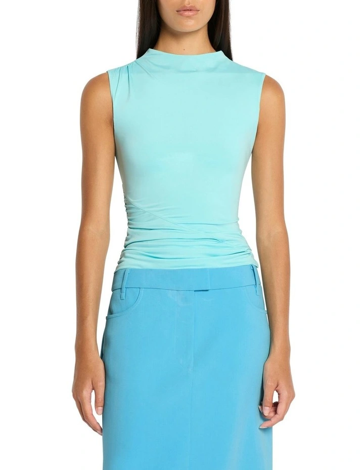 Aruba Top in Cool Blue