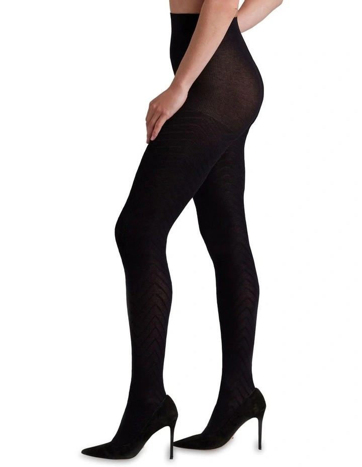 Ciana Chevron Tight in Black