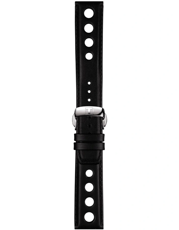 Official Leather 20mm Watch Strap in Black
