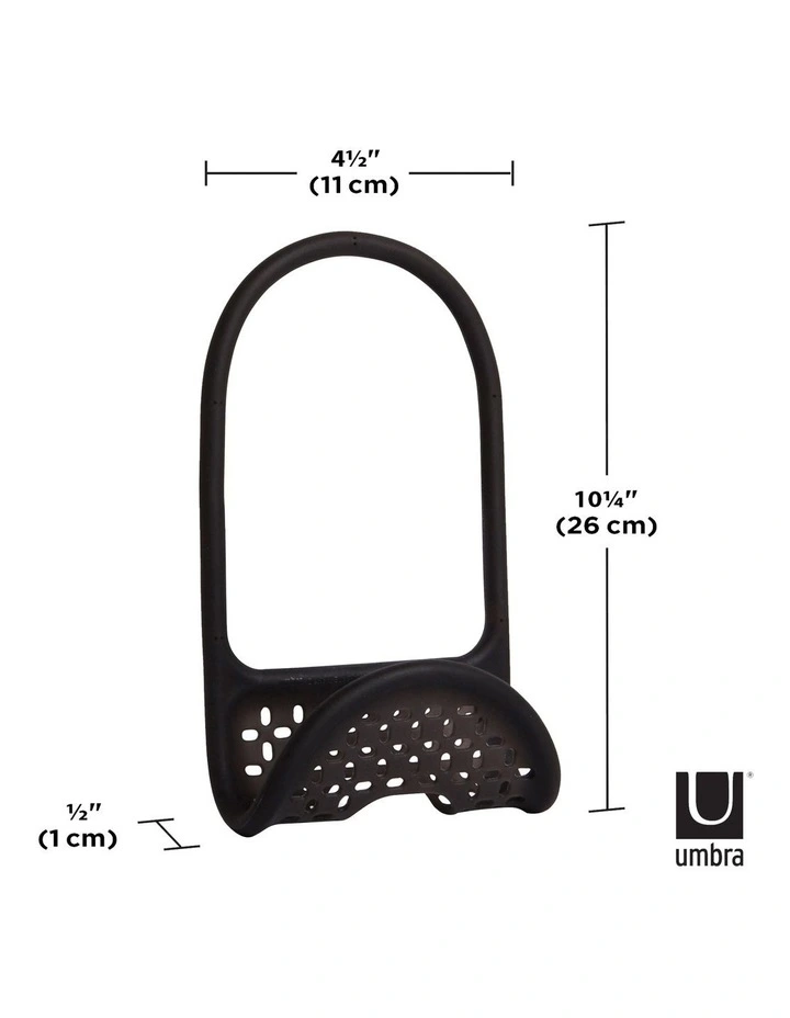 Sling Flexible Sink Caddy 26x11x01cm in Black
