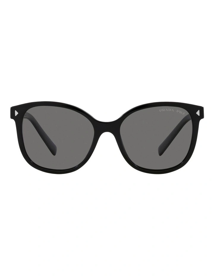 PR 22ZS Polarised Sunglasses in Black