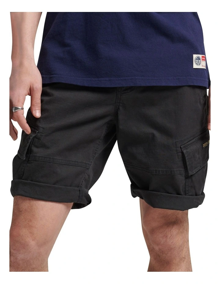 Vintage Core Cargo Shorts in Black