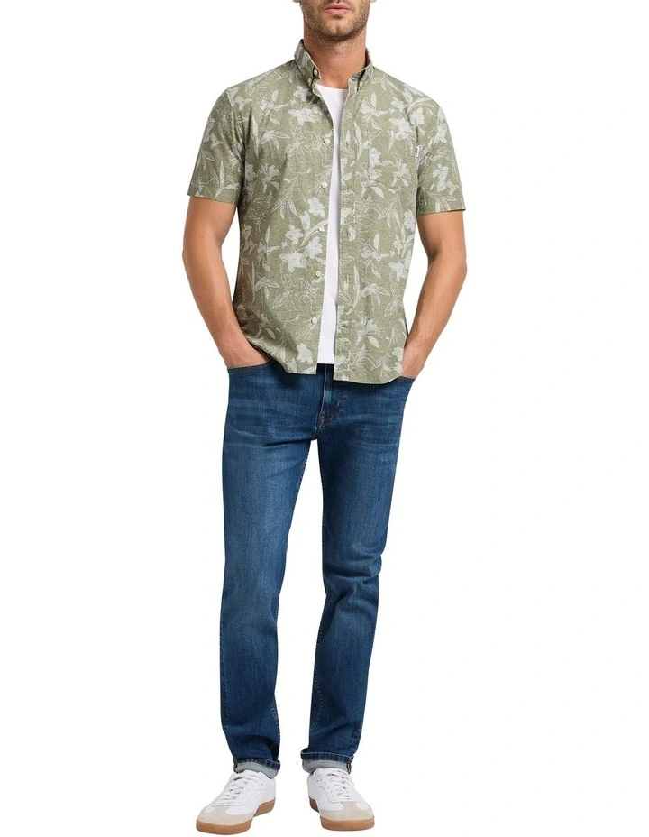 Cillian Shirt in Fern Multi