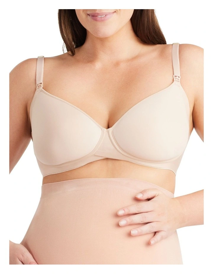 Lunar Contour Nursing Bra in Beige