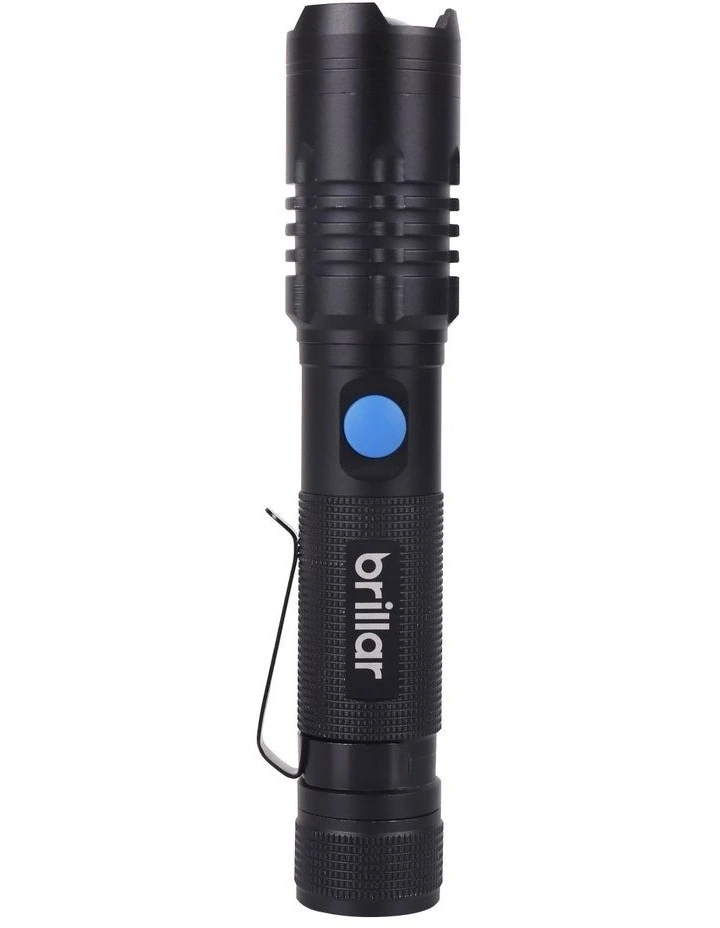 Investigator 1000 Lumen USB Rechargeable Torch Black