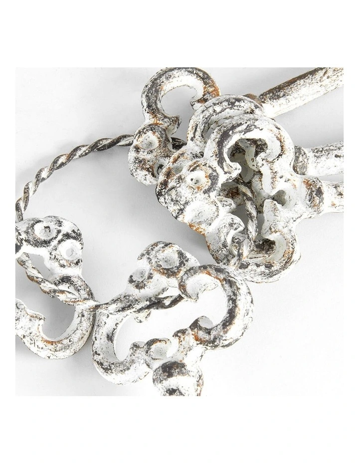Decorative Keys in Antique White