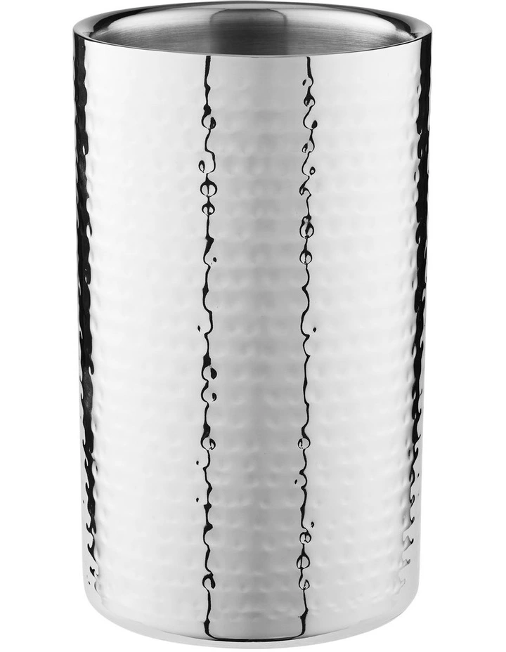 Cocktail & Co Lexington Hammered Wine Cooler Silver Gift Boxed