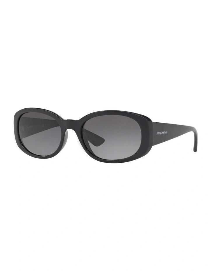 HU2010 Black Polarised Sunglasses