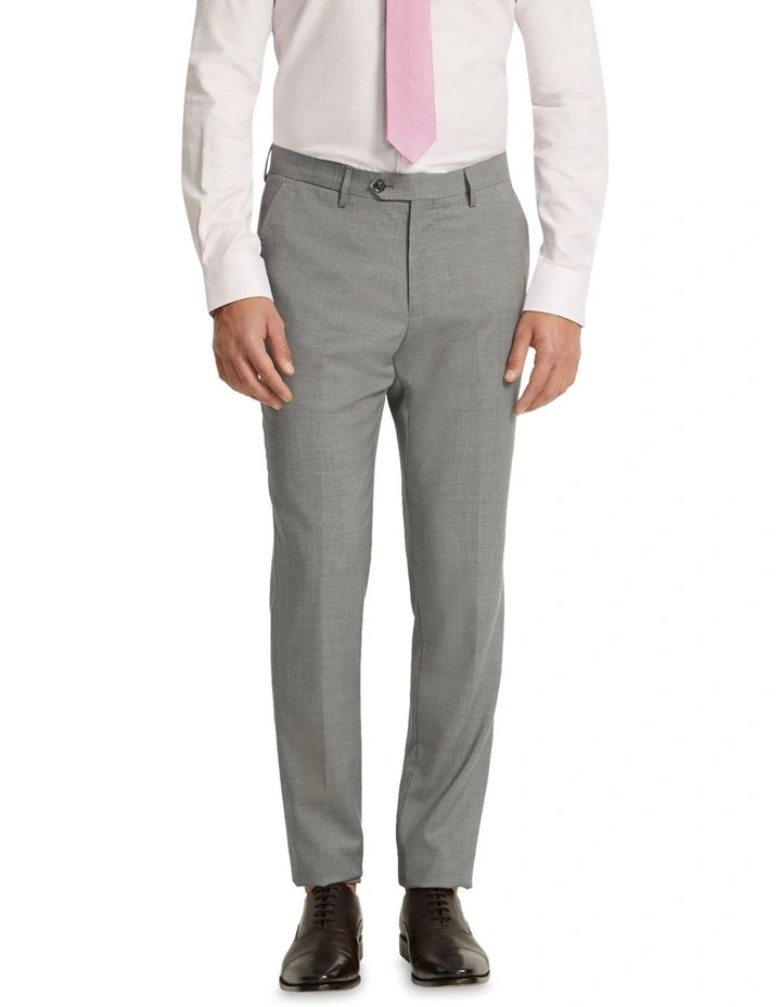 Byron Wool Trousers in Grey