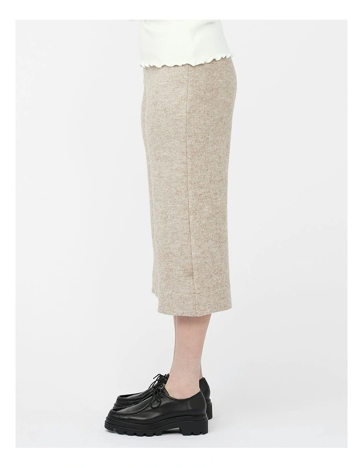 Travertine High Waisted Pants in Beige