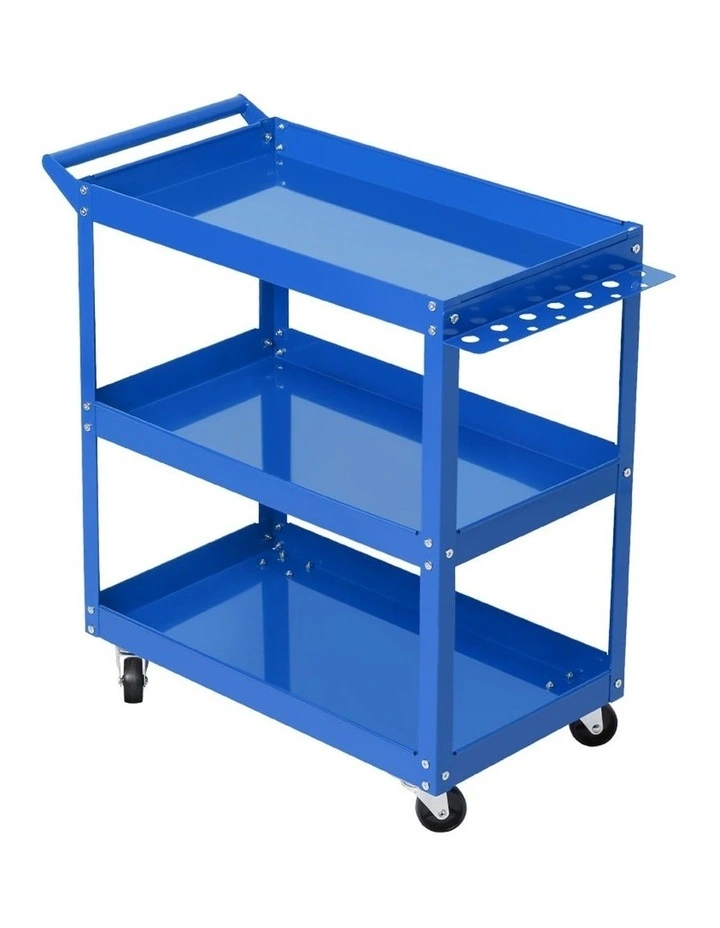 3-Tier Trolley Toolbox In Blue