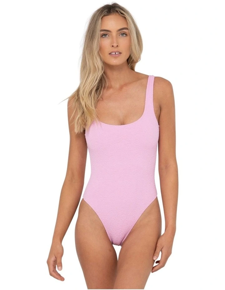 Sandalwood Retro One Piece in Pink