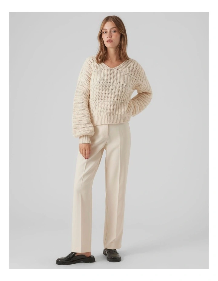 Smilla Chunky Knit Jumper in Beige