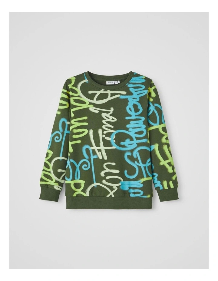 Kandas Sweatshirt in Rifle Green