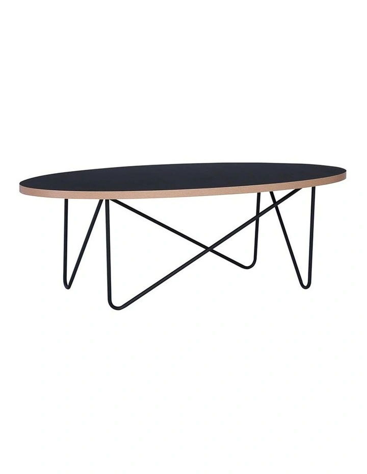 NARESH Coffee Table Oval Black