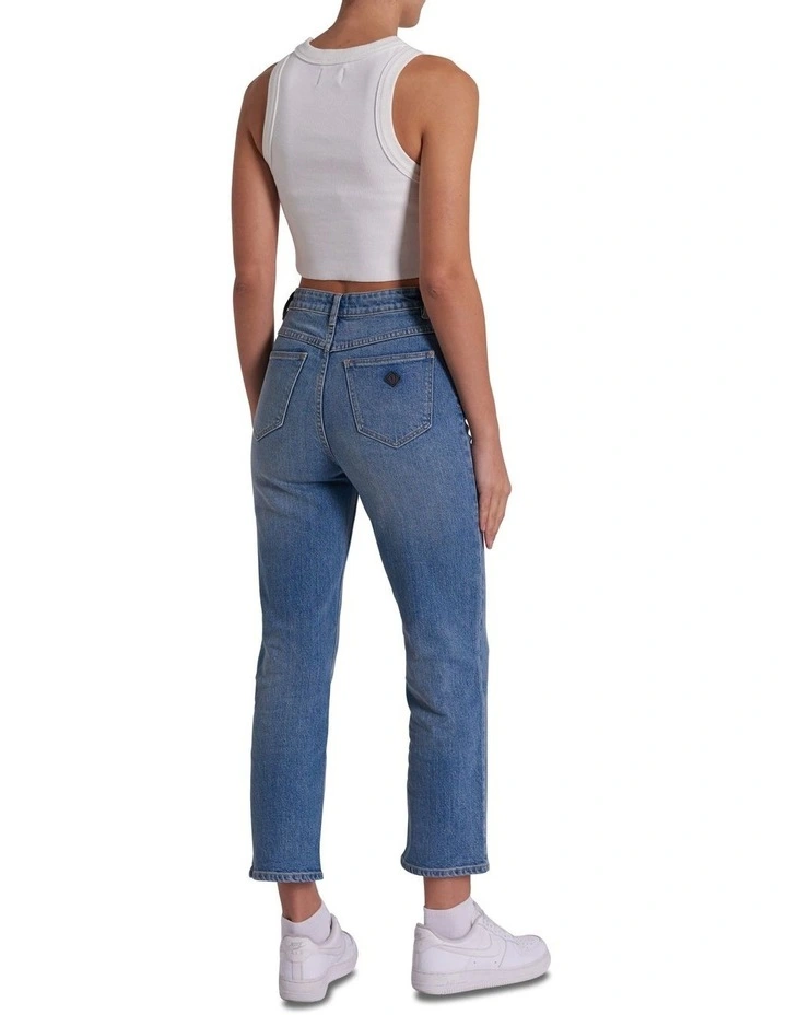Venice Straight Amara Rcy Jeans in Mid Vintage Indigo
