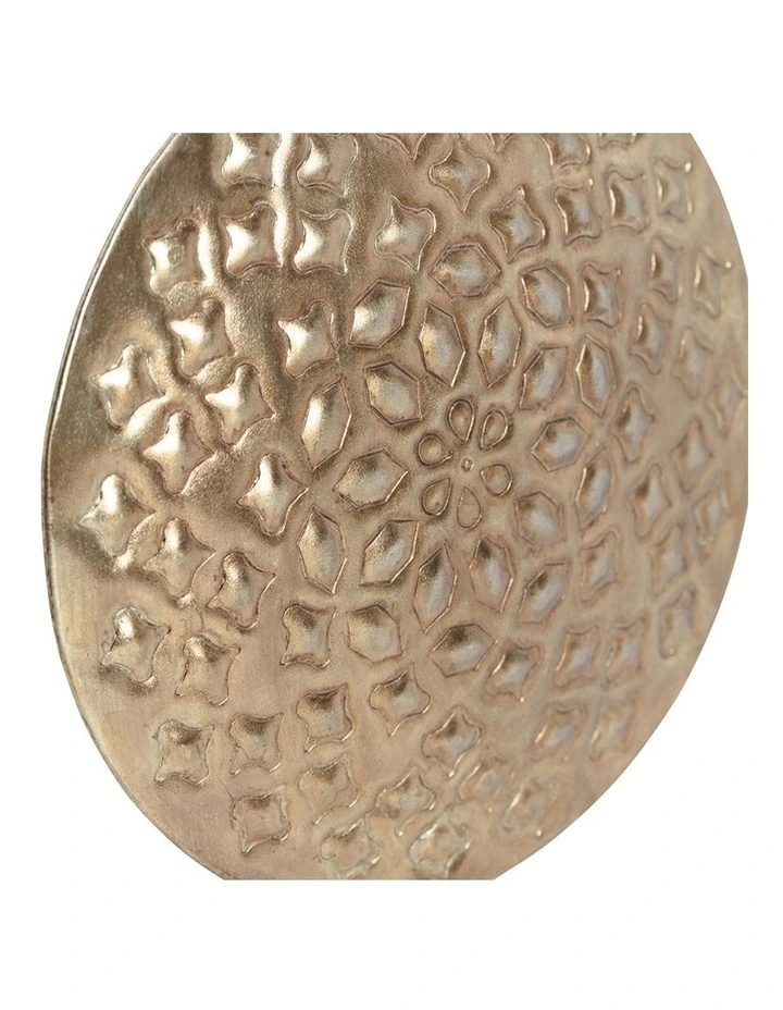 Mandala Wall Hooks 4 Piece in Antique Gold