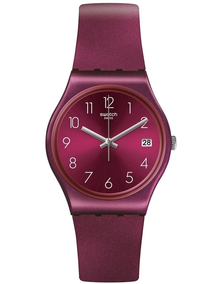 Redbaya Red Silicone Quartz Watch