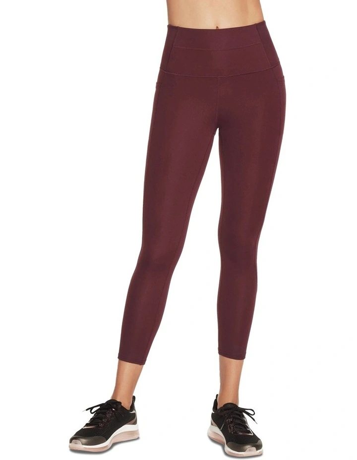 Gowalk 7/8 High Wasted Legging in Wine Tasting