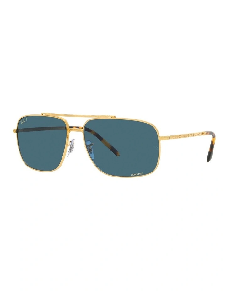 RB3796 Polarised Sunglasses in Gold