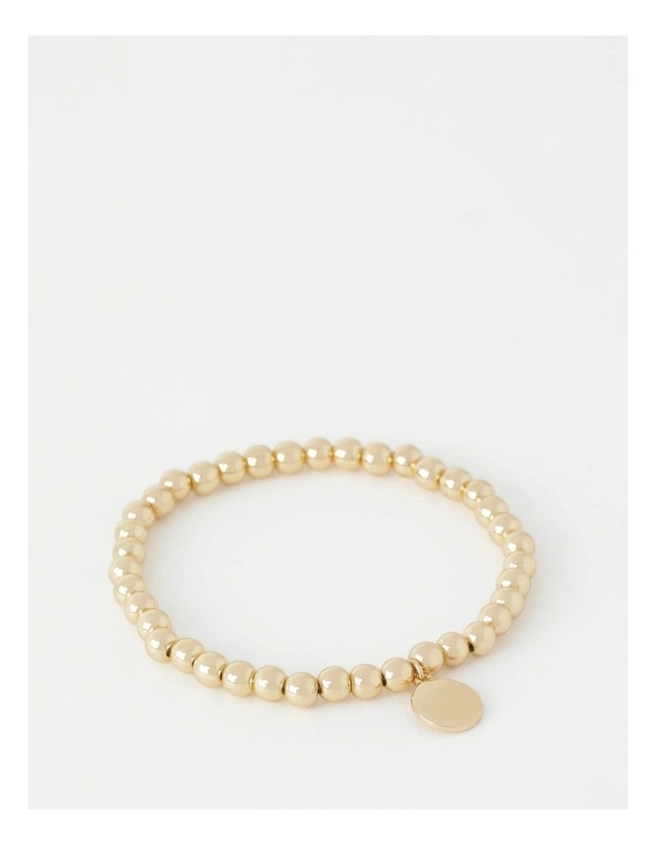 Charm Stretch Rose Gold Bracelet