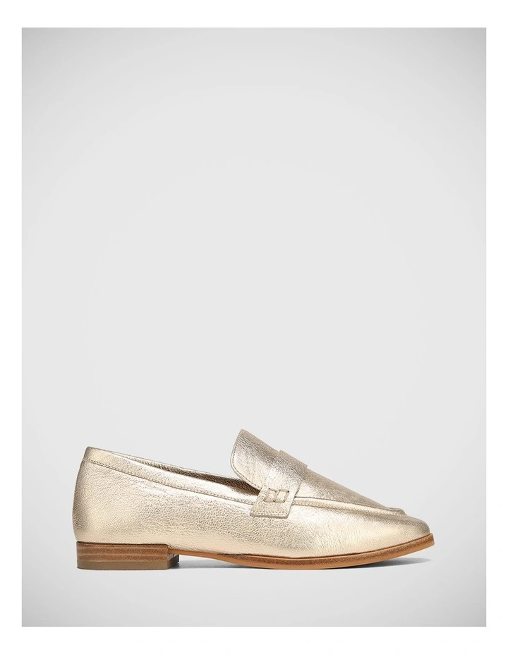 Apollo Leather Loafer in Champagne