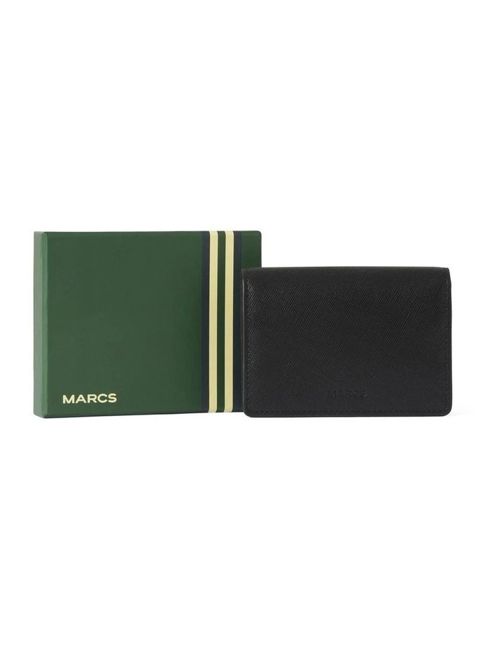 Hudson Leather Wallet in Black