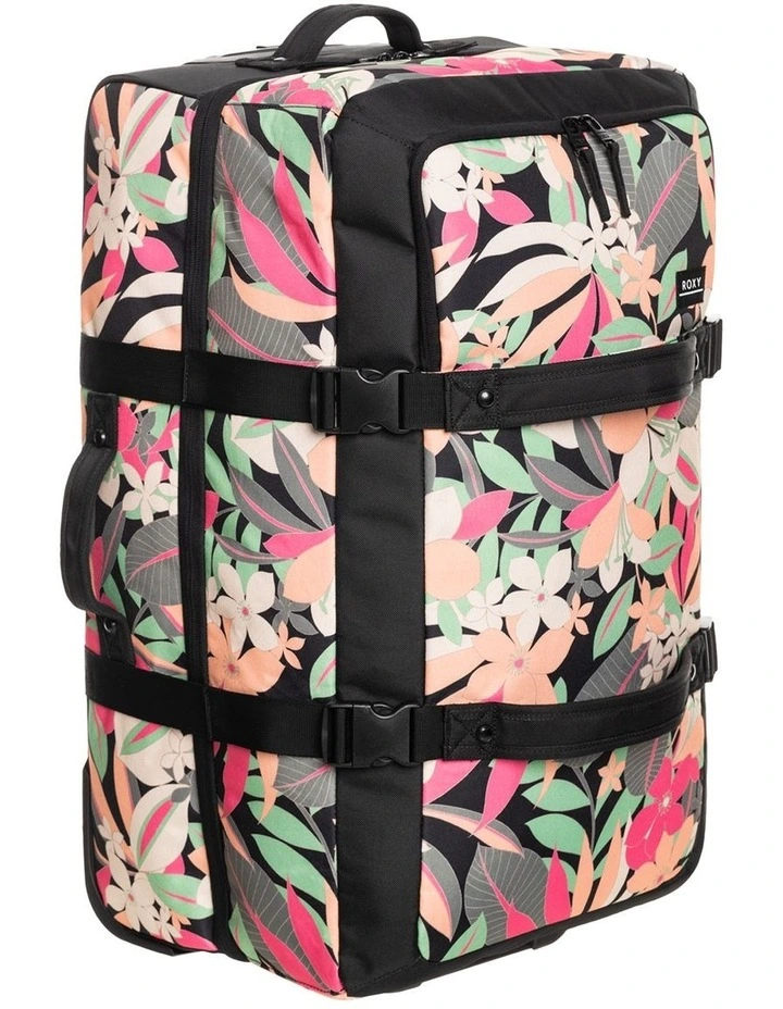 Travel Dreaming Medium Wheelie Suitcase in Anthracite Palm Song