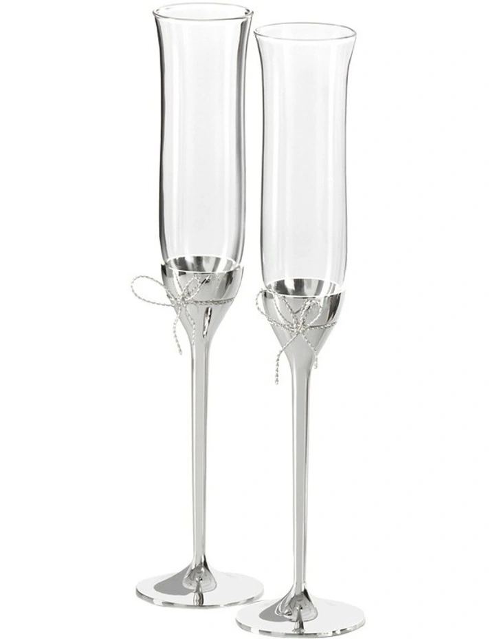 Vera Wang Love Knots Set of 2 Flute