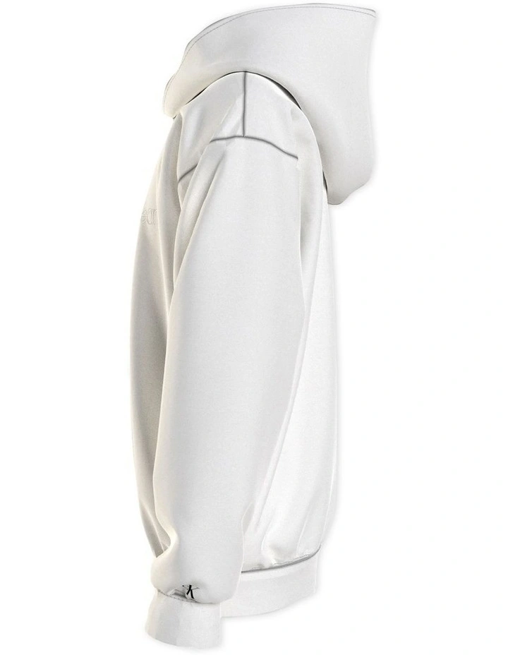 3D Embroidery Hoodie in Grey