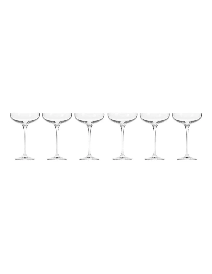 Harmony Champagne Coupe Set of 6 240ml in White