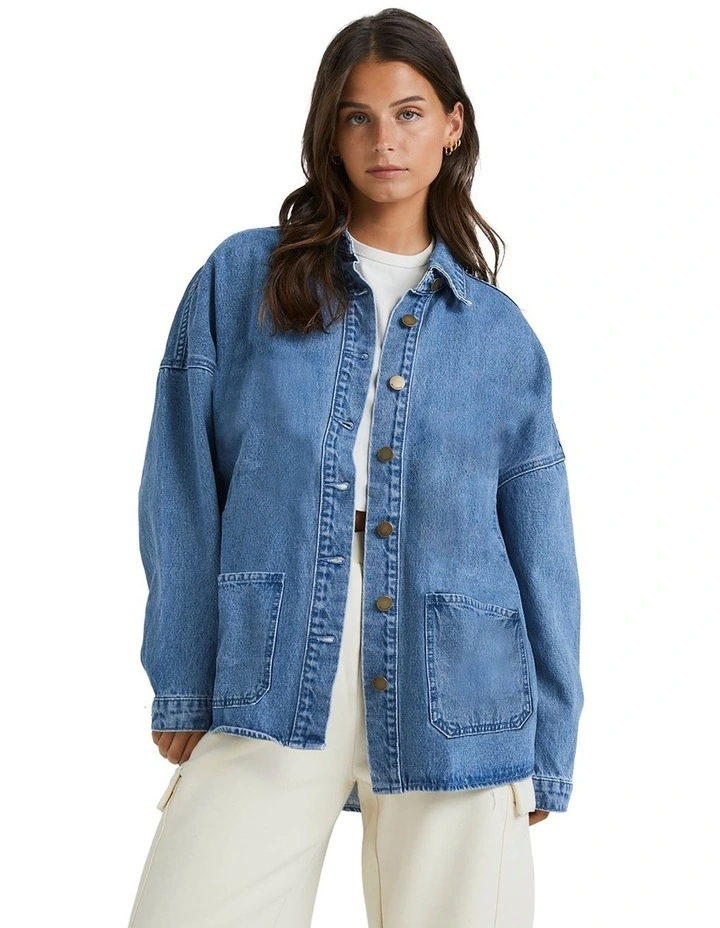 My Go To Jacket in Blue Rinse Indigo