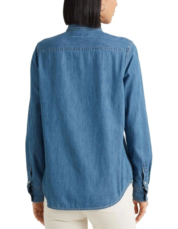 Denim Shirt in Blue