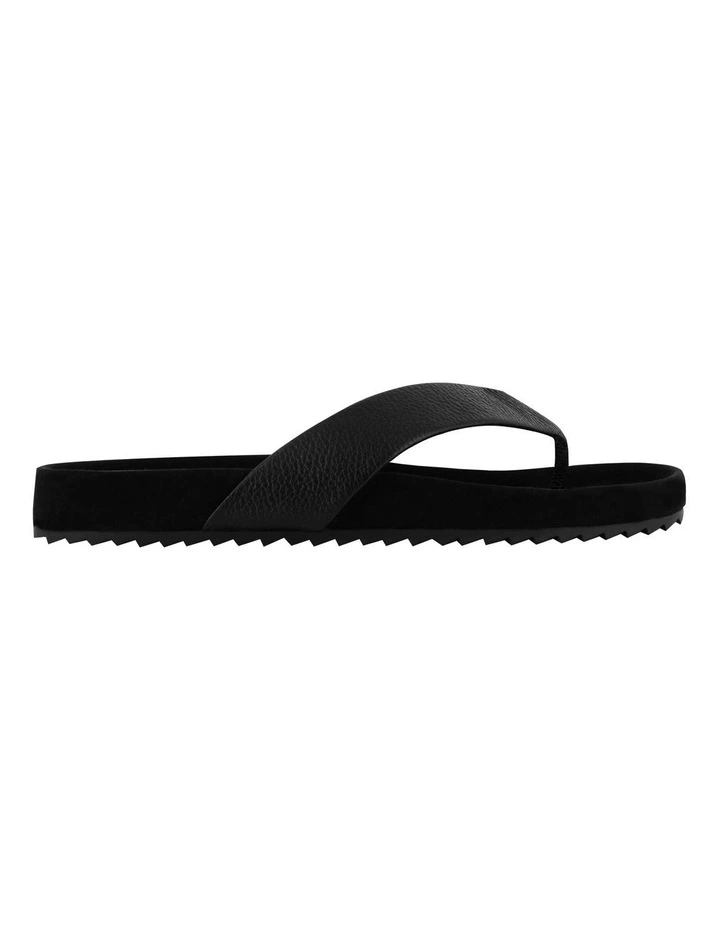 Dean II Flat Sandals in Black