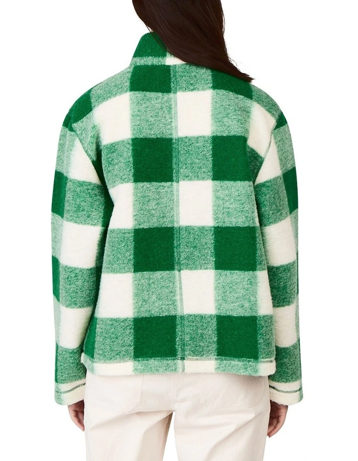 Plaid Popover in Green