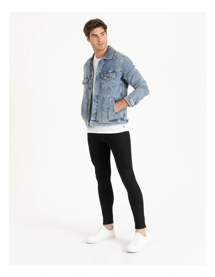 Liam Original Stretch Skinny Jeans in Black