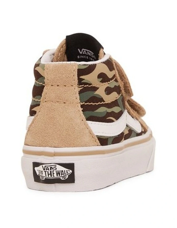 SK8-Mid Reissue Flame V Youth Sneakers in Brown