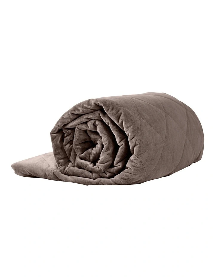 Adults Size Anti Anxiety Weighted Blanket 9kg in Mink