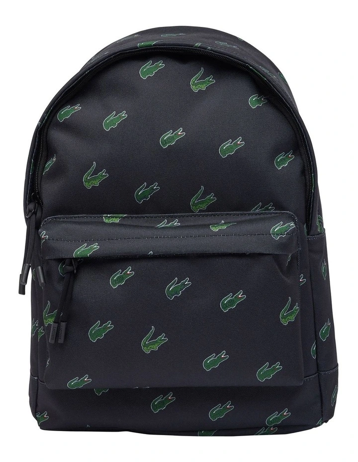 Lacoste Croc Print Backpack in Abimes