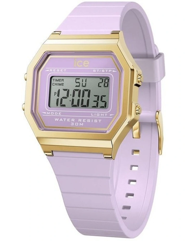Digit Retro Watch in Lavender
