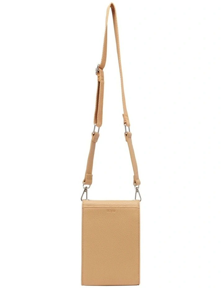 Sling Crossbody Bag in Beige