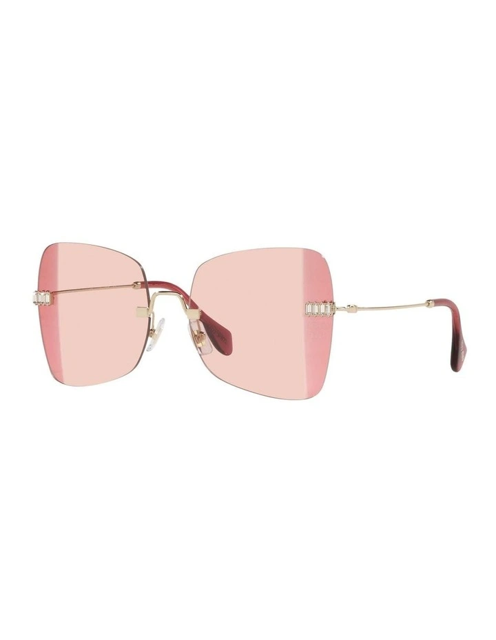 MU 50WS Gold Sunglasses