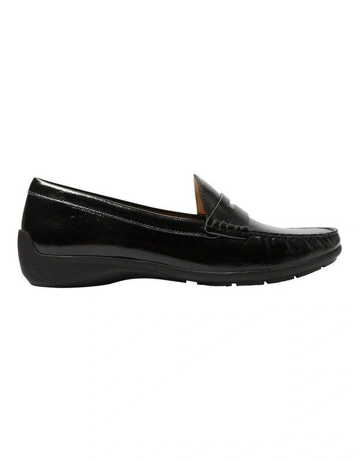 Travis Loafers in Black Patent