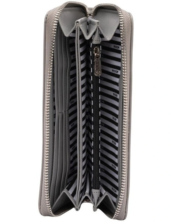 Medina Long Wallet in Grey