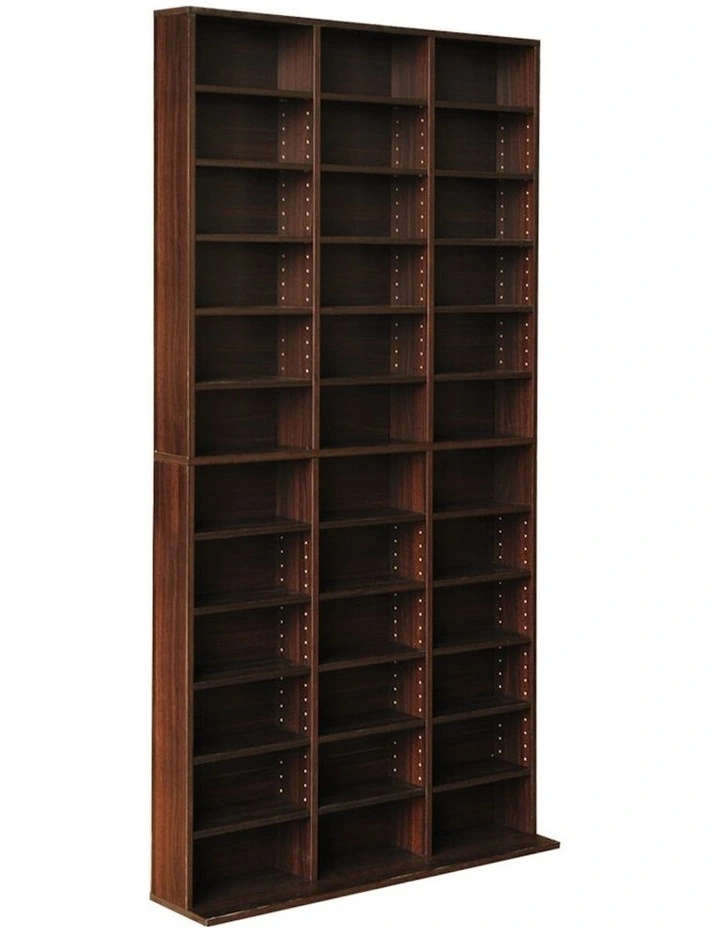 CD Storage Rack Bert Bookshelf in Brown