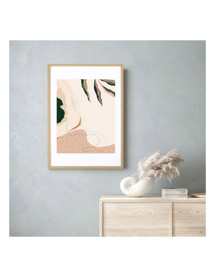 Premium Paradise Photo Frame 50x70cm Matt to 40x50cm in Oak