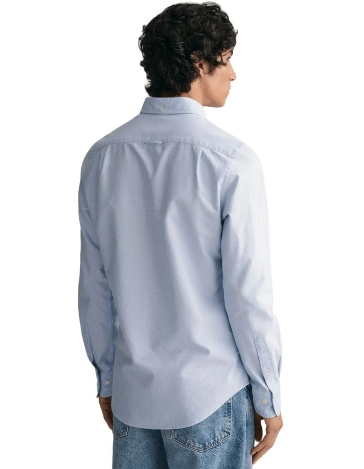 Slim Fit Oxford Shirt in Light Blue